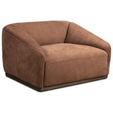 Grenelle Leather Chair, Nubuck Tobacco by Four Hands — PRM_1