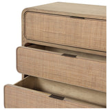 Maia 6 Drawer Dresser, Dusty Brown Cane by Four Hands — DET_1