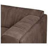 Lettie Leather Sofa, Nubuck Cigar by Four Hands — DET_1