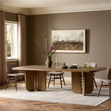 Baloro Dining Table, Warm Oak by Four Hands