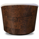 Rainey Swivel Chair, Nomad Snow by Four Hands — BCK_1