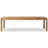 Noeline 65" Double Extension Dining Table, Worn Oak by Four Hands