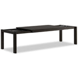 Noeline 65" Double Extension Dining Table, Smoked Black Oak by Four Hands