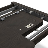 Noeline 65" Double Extension Dining Table, Smoked Black Oak by Four Hands