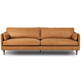 Reese 96" Leather Sofa, Palermo Cognac by Four Hands
