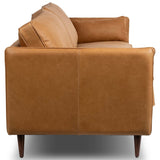 Reese 96" Leather Sofa, Palermo Cognac by Four Hands