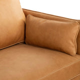 Reese 96" Leather Sofa, Palermo Cognac by Four Hands