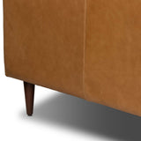 Reese 96" Leather Sofa, Palermo Cognac by Four Hands