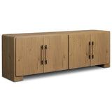 Eden Media Console, Aged Smoked Oak Veneer by Four Hands — PRM_1