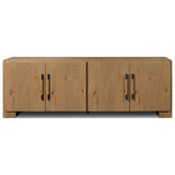 Eden Media Console, Aged Smoked Oak Veneer by Four Hands — FRT_1
