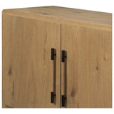 Eden Media Console, Aged Smoked Oak Veneer by Four Hands — DET_1