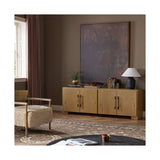 Eden Media Console, Aged Smoked Oak Veneer by Four Hands — ESS_1