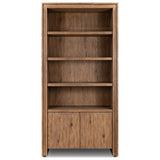 Chalmers Bookcase, Weathered Oak by Four Hands — FRT_1