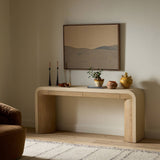 Jane Console Table, Sandy Oak by Four Hands