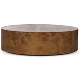 Caya Large Coffee Table, Caramel Burl by Four Hands