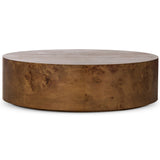 Caya Large Coffee Table, Caramel Burl by Four Hands
