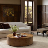 Caya Large Coffee Table, Caramel Burl by Four Hands