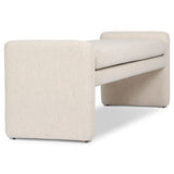 Serena 55" Accent Bench, Nomad Snow by Four Hands