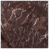 Lucy Round Marble Dining Table 48", Merlot Marble by Four Hands — DET_1