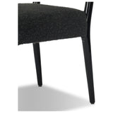 Rothler Lacquer Dining Chair, Lana Charcoal by Four Hands — DET_1