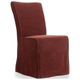 Vista Two Tone Slipcovered Dining Chair, Broadway Bordeaux, Set of 2 by Four Hands — PRM_1