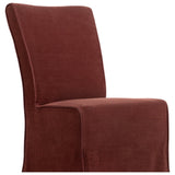 Vista Two Tone Slipcovered Dining Chair, Broadway Bordeaux, Set of 2 by Four Hands — DET_1