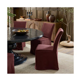 Vista Two Tone Slipcovered Dining Chair, Broadway Bordeaux, Set of 2 by Four Hands — ESS_1