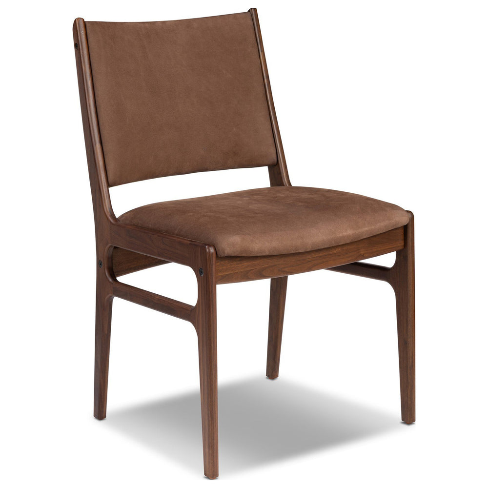 Bina Leather Dining Chair, Nubuck Tobacco by Four Hands — PRM_1