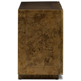 Freda Four Door Sideboard, Antiqued Brass Aluminum by Four Hands — SID_1