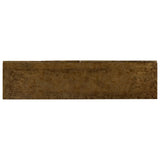 Freda Four Door Sideboard, Antiqued Brass Aluminum by Four Hands — TOP_1
