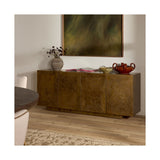 Freda Four Door Sideboard, Antiqued Brass Aluminum by Four Hands — ESS_1