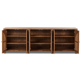 Tilda 6 Door Burl Sideboard, Warm Aged Ash by Four Hands — OPN_1