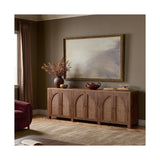 Tilda 6 Door Burl Sideboard, Warm Aged Ash by Four Hands — ESS_1