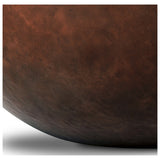 Ryan Coffee Table, Glossy Brown Concrete by Four Hands — DET_1