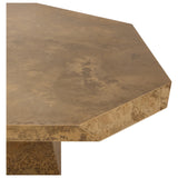 Brooklyn Aluminum Coffee Table, Antiqued Brass Aluminum by Four Hands — DET_1