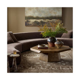 Brooklyn Aluminum Coffee Table, Antiqued Brass Aluminum by Four Hands — ESS_1