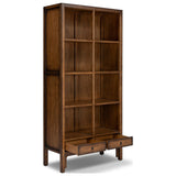 Zhang Bookcase, Burnt Umber Eucalyptus Veneer by Four Hands — OPN_1