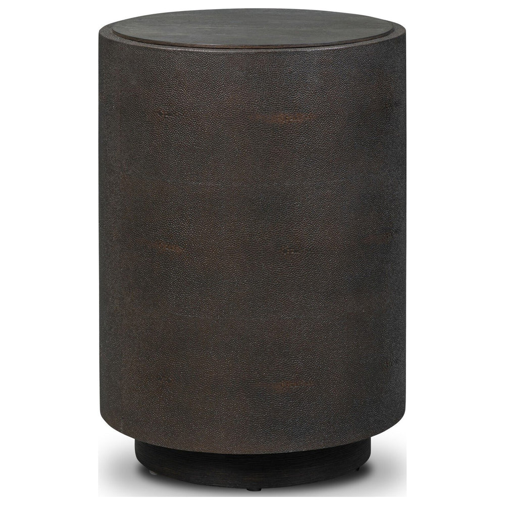 Crosby Shagreen Side Table, Black Oak by Four Hands — PRM_1