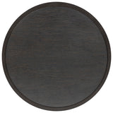 Crosby Shagreen Side Table, Black Oak by Four Hands — TOP_1