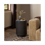 Crosby Shagreen Side Table, Black Oak by Four Hands — ESS_1