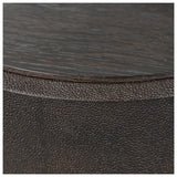 Crosby Shagreen Side Table, Black Oak by Four Hands — DET_1