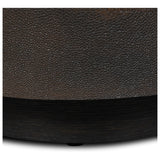 Crosby Shagreen Side Table, Black Oak by Four Hands — DET_1