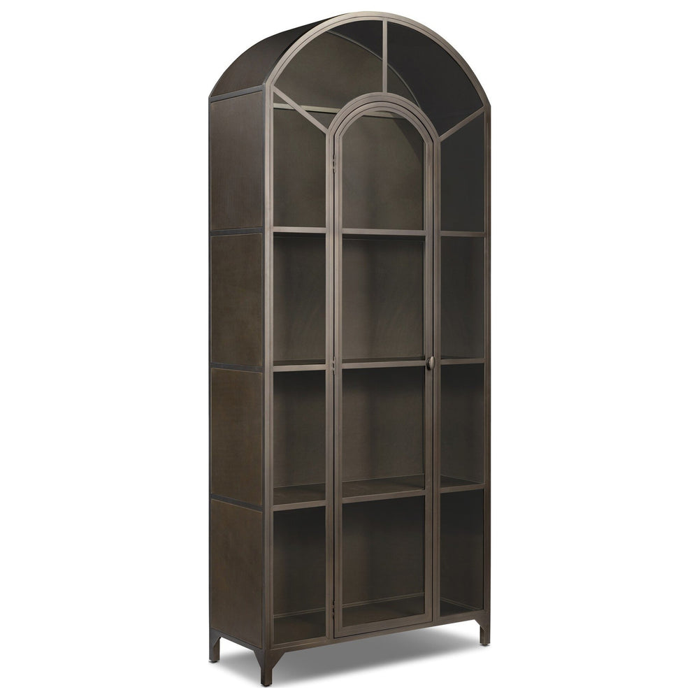 Belmont Leather Cabinet, Dulane Moss by Four Hands — PRM_1