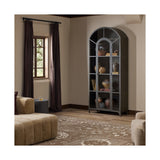 Belmont Leather Cabinet, Dulane Moss by Four Hands — ESS_1