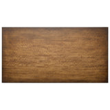 Zhang Desk With Chair, Burnt Umber Eucalyptus Veneer by Four Hands — TOP_1