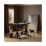 Rockwell Drafting Table, Dark Espresso Reclaimed French Oak by Four Hands — ESS_1