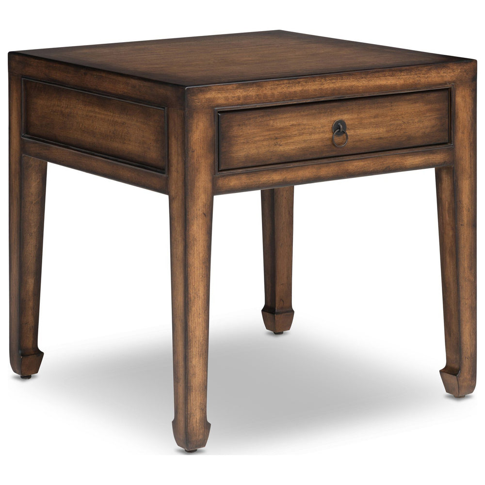 Zhang End Table, Burnt Umber Eucalyptus Veneer by Four Hands — PRM_1
