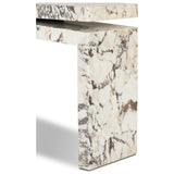 Matthes Marble Console Table, Calacatta Viola by Four Hands — DET_1