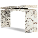 Matthes Marble Console Table, Calacatta Viola by Four Hands — DET_1