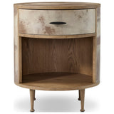 Vellum Round Nightstand, Vellum by Four Hands — FRT_1